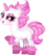 Size: 1390x1674 | Tagged: safe, artist:angellightyt, oc, oc only, oc:pink unicorn, pony, simple background, solo, transparent background
