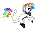 Size: 118x103 | Tagged: safe, artist:angellightyt, oc, oc only, oc:prisma, pony, animated, gif, pixel art, simple background, solo, transparent background
