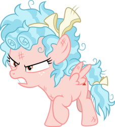 Size: 5487x6044 | Tagged: safe, artist:sinkbon, cozy glow, pony, g4, school raze, absurd resolution, angry, cozy glow is best facemaker, cozy glow is not amused, crazy glow, female, filly, foal, insanity, messy mane, raised hoof, simple background, solo, transparent background, vector, villainous breakdown
