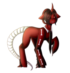 Size: 1448x1504 | Tagged: safe, artist:hicoojoo, oc, oc only, oc:lucius, pony, unicorn, art trade, digital art, horns, red eyes, simple background, solo, transparent background