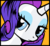 Size: 8877x8237 | Tagged: safe, artist:tico-machi, rarity, pony, unicorn, g4, absurd resolution, bust, female, mare, modern art, pop art, portrait, roy lichtenstein, solo, style emulation