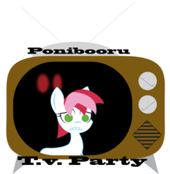 Size: 2377x2423 | Tagged: safe, artist:daisyhead, oc, oc only, oc:flicker, pony, ponibooru film night, high res, ponibooru tv party, simple background, solo, transparent background