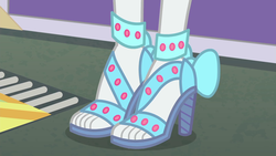 Size: 1920x1080 | Tagged: safe, screencap, rarity, equestria girls, equestria girls series, g4, rollercoaster of friendship, close-up, feet, female, foot closeup, high heels, legs, open-toed shoes, pictures of legs, shoes, solo