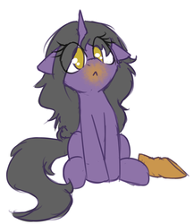 Size: 2261x2601 | Tagged: safe, artist:rivibaes, oc, oc only, oc:rivibaes, pony, unicorn, cheeto dust, female, floppy ears, high res, solo