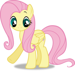 Size: 2228x2098 | Tagged: safe, artist:frownfactory, fluttershy, pegasus, pony, friendship is magic, g4, .svg available, cute, female, high res, mare, pawing the ground, simple background, solo, svg, transparent background, vector, wings