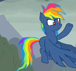 Size: 294x276 | Tagged: safe, screencap, rainbow dash, pegasus, pony, g4, secrets and pies, adorapiehater, angry, animated, cropped, cute, evil pie hater dash, faic, female, flapping, gif, madorable, mare, overcast, rainbow dash is best facemaker, rainbow dash is not amused, solo, unamused