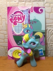 Size: 1620x2160 | Tagged: safe, dewdrop dazzle, g4, official, blind bag, blind bag card, irl, merchandise, photo, toy, wave 2