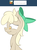 Size: 717x982 | Tagged: safe, artist:sintakhra, mjölna, earth pony, pony, ask sandy pony, g4, bow, female, hair bow, mare, solo