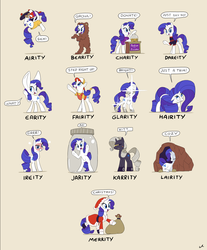 Size: 3804x4590 | Tagged: safe, artist:docwario, rarity, bear, pony, robot, robot pony, unicorn, bridle gossip, g4, season 1, abc, absurd resolution, alphabet, angry, animal costume, asphyxiation, backwards ballcap, baseball cap, bipedal, bipedal leaning, blushing, boots, cap, cartoon physics, charity, christmas, closed mouth, clothes, costume, cozy, cute, d.a.r.e., donation, eye, eyes, eyes closed, eyes open, female, floppy ears, frown, glasses, gritted teeth, growling, hair, hairity, hairs, hairstyle, hairstyles, hat, holiday, horn, impossibly large ears, impossibly long hair, jar, k.a.r.r., knight rider, leaning, long ears, long hair, long mane, long tail, looking at you, mane, manestyle, manestyles, mare, no sclera, nudity, open mouth, physics, pony in a bottle, prone, pun, raised hoof, raised leg, raritober, santa claus, santa costume, santa hat, shiny, shoes, simple background, skateboard, smiling, solo, sparkle, sparkles, speech bubble, standing, stuck, sunglasses, tack, tail, tailstyle, tailstyles, tan background, trapped, underhoof, visual pun, wall of tags, wallpaper, wat, wide eye, wide eyes