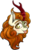 Size: 1288x2108 | Tagged: safe, artist:lrusu, autumn blaze, kirin, g4, sounds of silence, :p, awwtumn blaze, bust, cute, female, happy, looking at you, quadrupedal, silly, simple background, solo, tongue out, transparent background