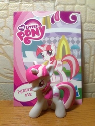 Size: 1620x2160 | Tagged: safe, pudding pie, g4, official, blind bag, blind bag card, irl, merchandise, photo, recolor, toy, wave 2