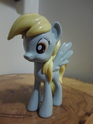 Size: 4160x3120 | Tagged: safe, photographer:apex soundwave, derpy hooves, pegasus, pony, g4, collectible, female, funko, irl, mare, photo, solo, toy, vinyl collectible, vinyl figure
