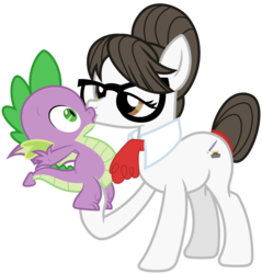Size: 1948x2038 | Tagged: safe, artist:jeatz-axl, artist:sulyo, raven, spike, dragon, earth pony, pony, g4, duo, female, kiss on the lips, kissing, male, mare, ship:ravenspike, shipping, simple background, transparent background, vector, winged spike, wings