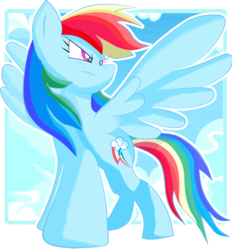 Size: 3900x4200 | Tagged: safe, artist:j5ajj, rainbow dash, pegasus, pony, g4, female, mare, solo