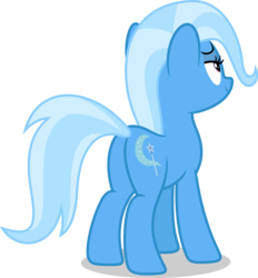 Size: 5000x5391 | Tagged: safe, artist:luckreza8, trixie, pony, g4, road to friendship, .svg available, absurd resolution, butt, female, flank, plot, simple background, solo, transparent background, vector