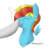 Size: 2480x2480 | Tagged: safe, artist:flamelight-dash, oc, oc only, oc:flamelight dash, oc:melody moon, boop, chest fluff, cute, duo, female, high res, male, offscreen character, simple background, tongue out, transparent background