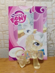 Size: 1620x2160 | Tagged: safe, rarity, g4, official, blind bag, blind bag card, irl, merchandise, photo, toy, translucent, wave 2