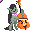 Size: 32x32 | Tagged: safe, artist:kirigakurenohaku, octavia melody, earth pony, pony, g4, animated, cello, female, gif, musical instrument, pixel art, simple background, solo, transparent background, true res pixel art