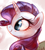 Size: 950x1050 | Tagged: safe, artist:whitediamonds, rarity, pony, unicorn, g4, cute, female, mare, raribetes, smiling, solo