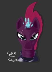 Size: 2550x3506 | Tagged: safe, artist:maddox3310, tempest shadow, pony, g4, my little pony: the movie, digital art, female, high res, painting, solo