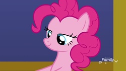 Size: 1920x1080 | Tagged: safe, screencap, pinkie pie, earth pony, pony, father knows beast, g4, female, lidded eyes, mare, solo