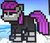 Size: 1348x1159 | Tagged: safe, artist:theanimefanz, maud pie, g4, goth, minecraft, minecraft pixel art, pixel art