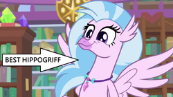 Size: 1280x720 | Tagged: safe, edit, edited screencap, screencap, silverstream, hippogriff, g4, what lies beneath