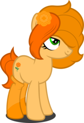 Size: 1280x1868 | Tagged: safe, artist:buckeyescozycafe, oc, oc only, oc:marigold temptation, earth pony, pony, female, mare, simple background, solo, transparent background