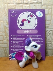 Size: 1620x2160 | Tagged: safe, rarity, pony, g4, official, blind bag, blind bag card, irl, merchandise, photo, toy, wave 3