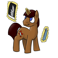 Size: 1280x1280 | Tagged: safe, artist:timsplosion, derpibooru exclusive, oc, oc only, oc:doctor haywick, pony, unicorn, clipboard, magic, male, simple background, solo, stallion, telekinesis, transparent background, x-ray, x-ray picture