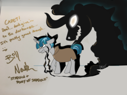 Size: 1024x768 | Tagged: safe, artist:cadetredshirt, pony of shadows, stygian, pony, unicorn, g4, autograph, digital art, male, solo