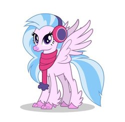 Size: 498x489 | Tagged: safe, silverstream, classical hippogriff, hippogriff, g4, my little pony best gift ever, official, female, simple background, solo, white background