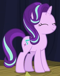 Size: 597x751 | Tagged: safe, screencap, starlight glimmer, pony, unicorn, g4, road to friendship, cropped, cute, eyes closed, female, glimmerbetes, mare, smiling, solo