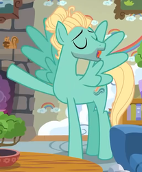 Size: 508x615 | Tagged: safe, screencap, zephyr breeze, pegasus, pony, flutter brutter, g4, cropped, cutie mark, eyes closed, male, solo, wings