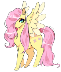 Size: 1200x1400 | Tagged: safe, artist:sunny-dean, fluttershy, pegasus, pony, g4, female, mare, solo