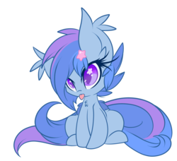 Size: 2500x2279 | Tagged: safe, artist:starlightlore, oc, oc only, oc:astral flare, bat pony, pony, female, filly, high res, simple background, solo, starry eyes, tongue out, transparent background, wingding eyes