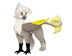 Size: 2223x1733 | Tagged: safe, artist:melpone, oc, oc only, griffon, male, simple background, solo, transparent background