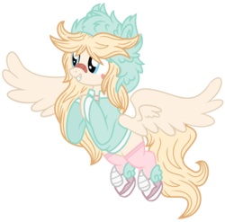 Size: 1024x1010 | Tagged: safe, artist:bezziie, pegasus, pony, base used, clothes, female, hoodie, mare, ponified, simple background, solo, star butterfly, star vs the forces of evil, transparent background