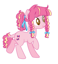 Size: 1640x1788 | Tagged: safe, artist:mini-mino, oc, oc only, oc:dulce, earth pony, pony, female, mare, offspring, parent:cheese sandwich, parent:pinkie pie, parents:cheesepie, simple background, solo, transparent background