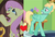 Size: 1402x942 | Tagged: safe, edit, edited screencap, screencap, fluttershy, zephyr breeze, pegasus, pony, flutter brutter, g4, luna eclipsed, season 2, season 6, aw hell naw, cropped, derp, female, fluttercest, heart, incest, male, mare, no, ship:zephyrshy, shipping, shipping domino, siblings, stallion, straight, you stop that