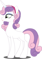 Size: 1024x1445 | Tagged: safe, artist:bigmk, sweetie belle, pony, unicorn, g4, female, mare, missing cutie mark, older, older sweetie belle, simple background, solo, transparent background, vector