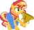 Size: 6867x6000 | Tagged: safe, artist:pirill, sunset shimmer, pony, unicorn, g4, my little pony best gift ever, my little pony: friendship is magic, .ai available, 1st place, absurd resolution, best pony, feather boa, female, mare, medal, show accurate, simple background, smiling, solo, transparent background, trophy, vector