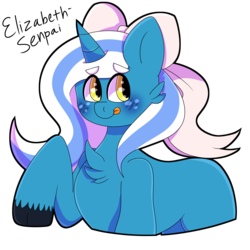 Size: 2500x2500 | Tagged: safe, artist:pitchblackshark, oc, oc only, oc:fleurbelle, alicorn, pony, alicorn oc, chest fluff, female, high res, mare, raised hoof, simple background, tongue out, transparent background