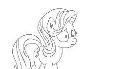 Size: 1920x1080 | Tagged: safe, artist:flemishcap, starlight glimmer, g4, animated, female, gif, mucus, nostril flare, nostrils, sneeze cloud, sneezing, snot, spit