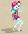 Size: 690x845 | Tagged: safe, screencap, rainbow dash, equestria girls, equestria girls series, forgotten friendship, g4, clothes, cropped, faic, feet, female, geode of super speed, magical geodes, rainbow dash is best facemaker, rainbow dash's beach shorts swimsuit, sandals, solo, swimsuit, toes