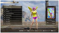 Size: 1920x1080 | Tagged: safe, fluttershy, human, g4, barefoot, clothes, feet, female, humanized, kneeling, looking at you, praying, shorts, solo, soul calibur, soul calibur vi, spread wings, tank top, video game, winged humanization, wings