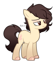 Size: 1024x1173 | Tagged: safe, artist:mintoria, oc, oc only, oc:khanh, earth pony, pony, colored hooves, female, mare, simple background, solo, transparent background