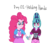 Size: 1500x1287 | Tagged: safe, artist:ktd1993, pinkie pie, sonata dusk, equestria girls, g4, blushing, female, holding hands, lesbian, ship:pinata, shipping