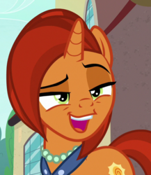 Size: 623x718 | Tagged: safe, screencap, stellar flare, pony, g4, the parent map, cropped, faic, female, solo, stellarsmug