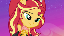 Size: 1920x1080 | Tagged: safe, screencap, sunset shimmer, equestria girls, equestria girls specials, g4, my little pony equestria girls: better together, my little pony equestria girls: forgotten friendship, female, ponied up, sleeveless, solo, super ponied up